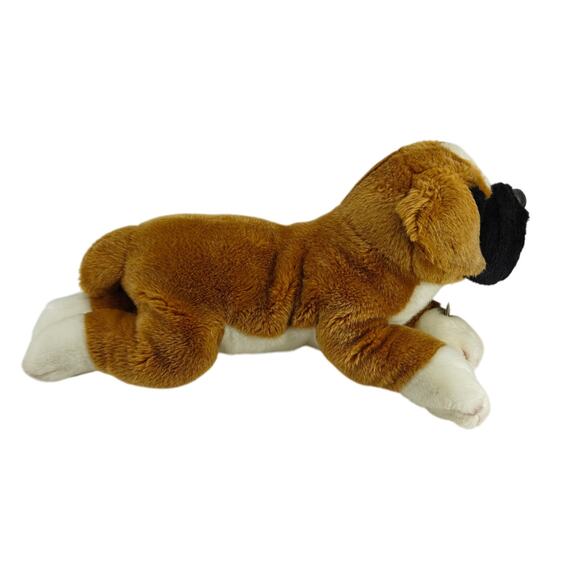 Russ Berrie Yomiko Classics Brown and White Boxer Realistic Puppy Dog - Picture 3 of 6